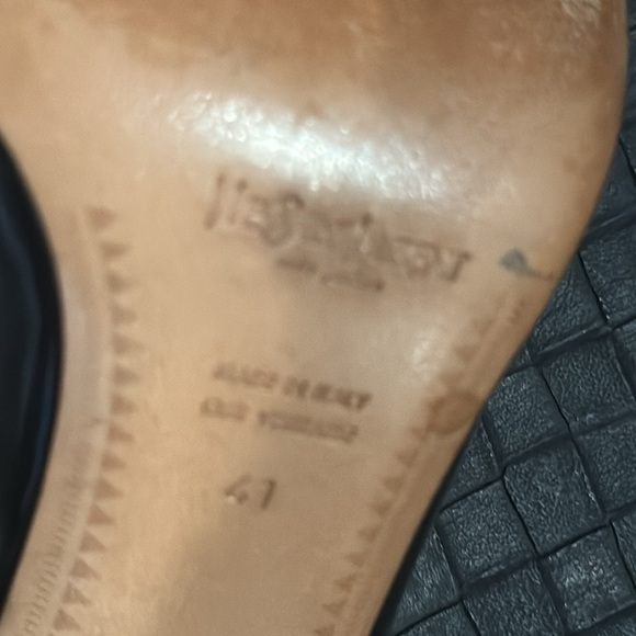 Authentic YSL Yves Saint Laurent luxury designer signature vintage bow heels 10 - Picture 12 of 16